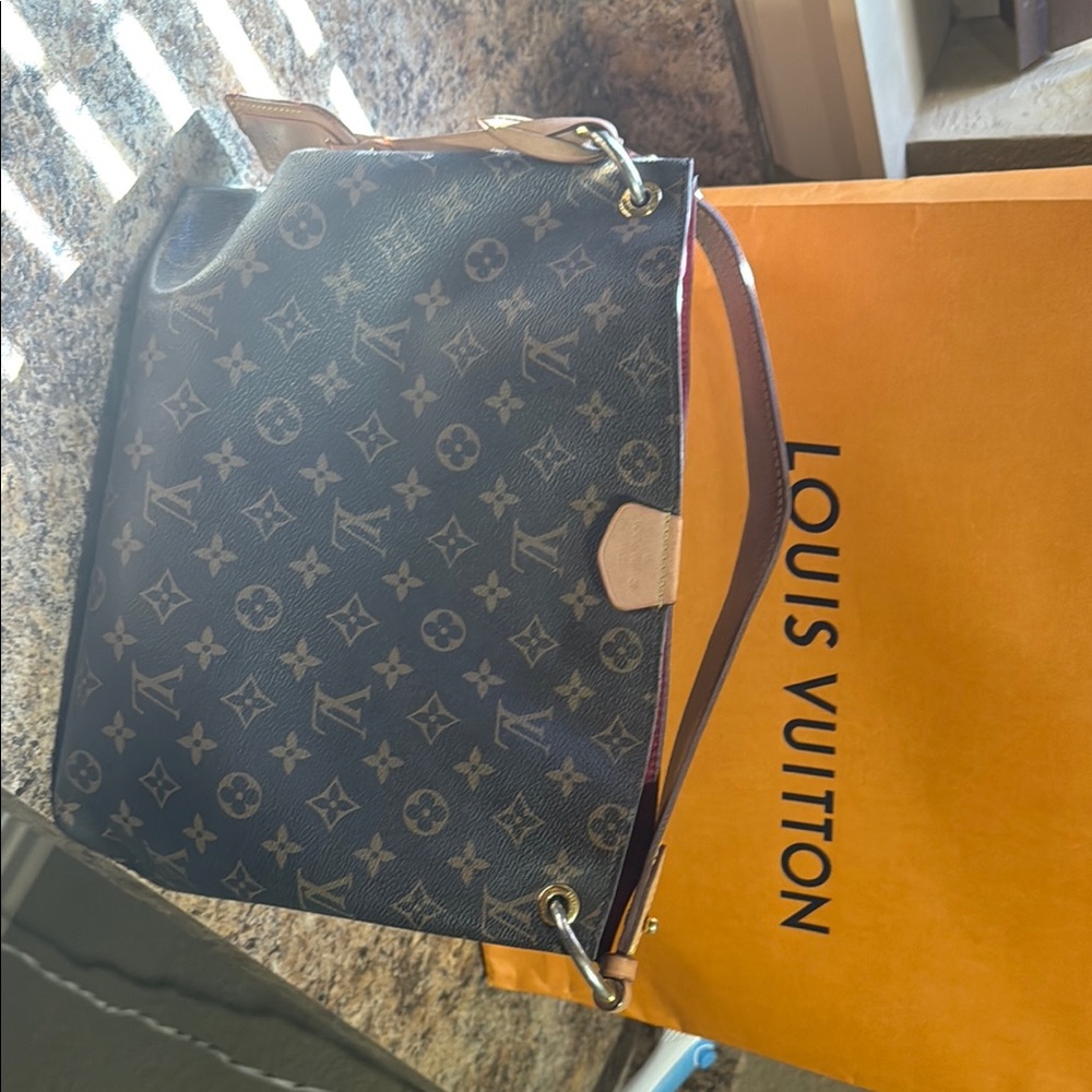 Louis Vuitton Brown Shoulder Bag